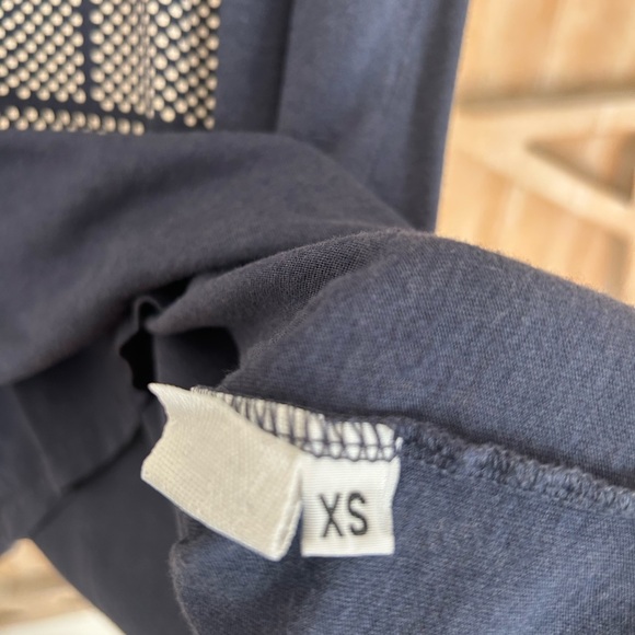 Clare V Dark Blue Tee - Picture 3 of 3